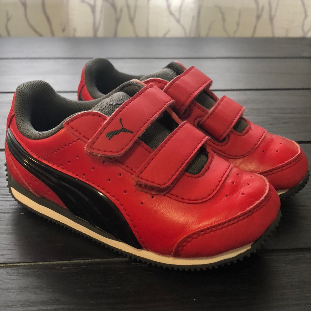 Gently used red light up Puma’s